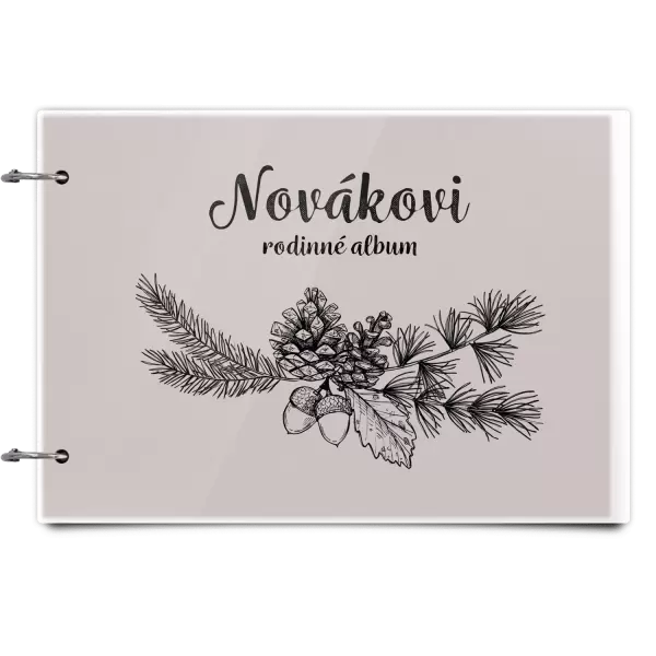 Plexi album se sponami Větvičky