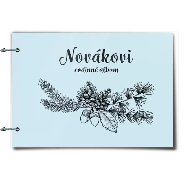 Plexi album se sponami Větvičky
