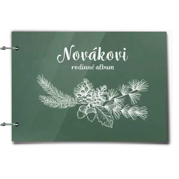 Plexi album se sponami Větvičky
