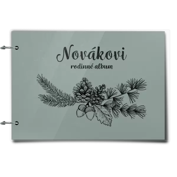 Plexi album se sponami Větvičky