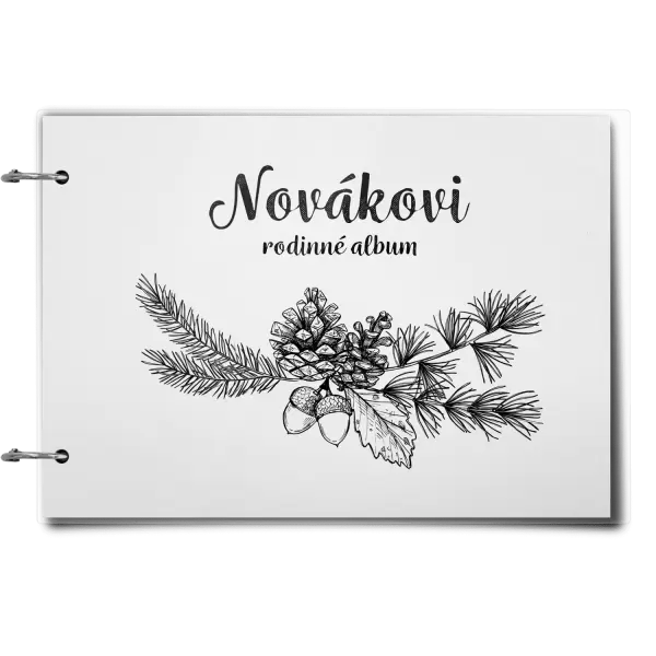 Plexi album se sponami Větvičky