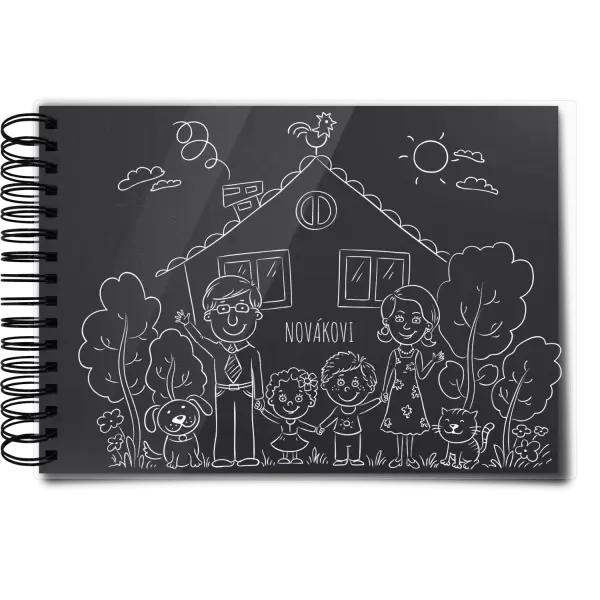 Plexi album s kroužkovou vazbou Rodinka