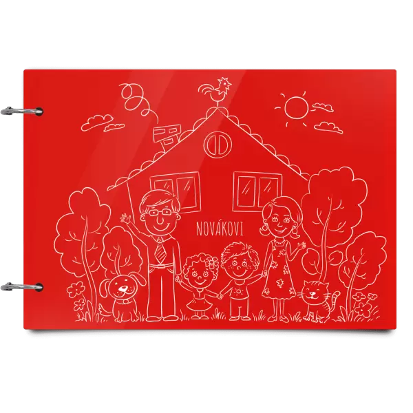 Plexi album se sponami Rodinka