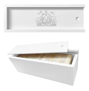 Jenga dřevěná věž v krabičce Rodinka