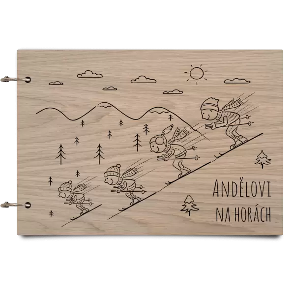 Dřevěné album Na horách