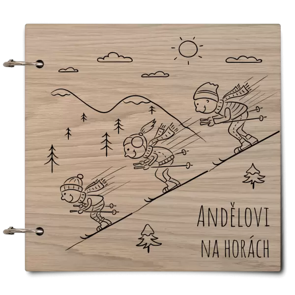 Dřevěné album Na horách
