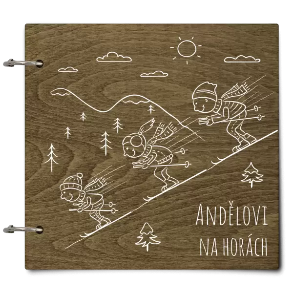 Dřevěné album Na horách