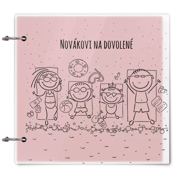 Plexi album se sponami Na pláži