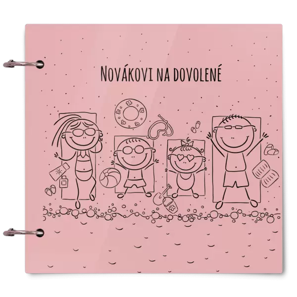 Plexi album se sponami Na pláži