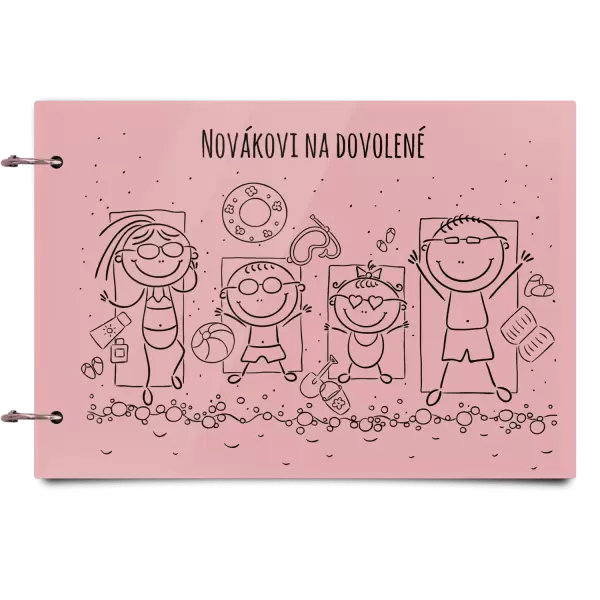 Plexi album se sponami Na pláži