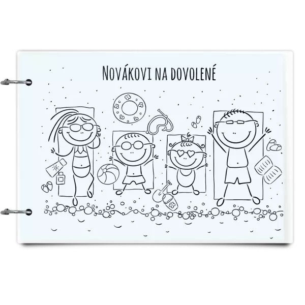 Plexi album se sponami Na pláži