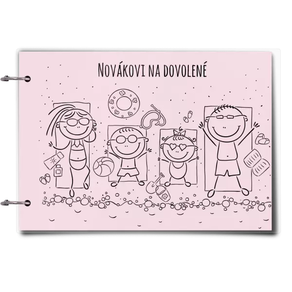 Plexi album se sponami Na pláži