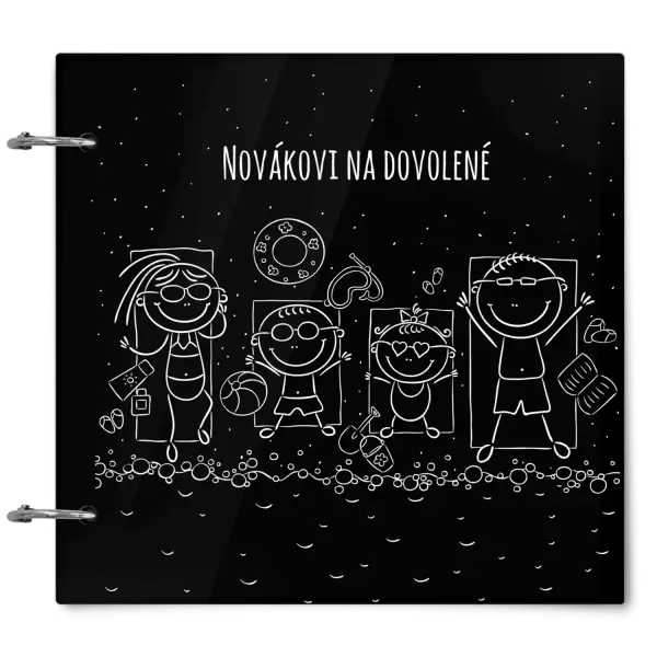 Plexi album se sponami Na pláži
