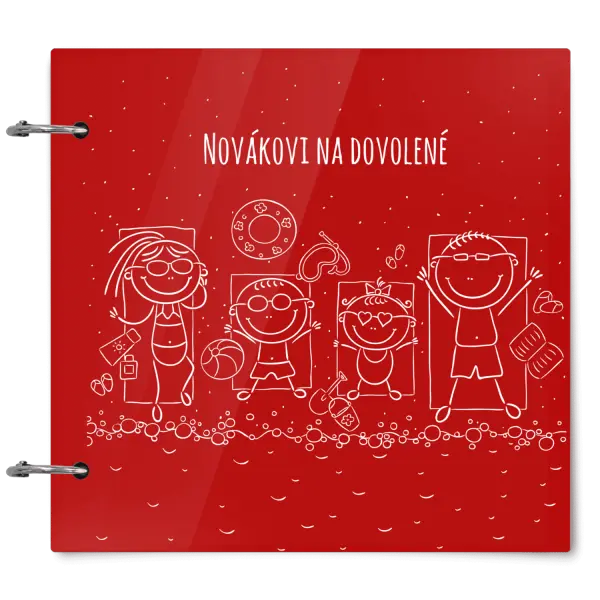 Plexi album se sponami Na pláži