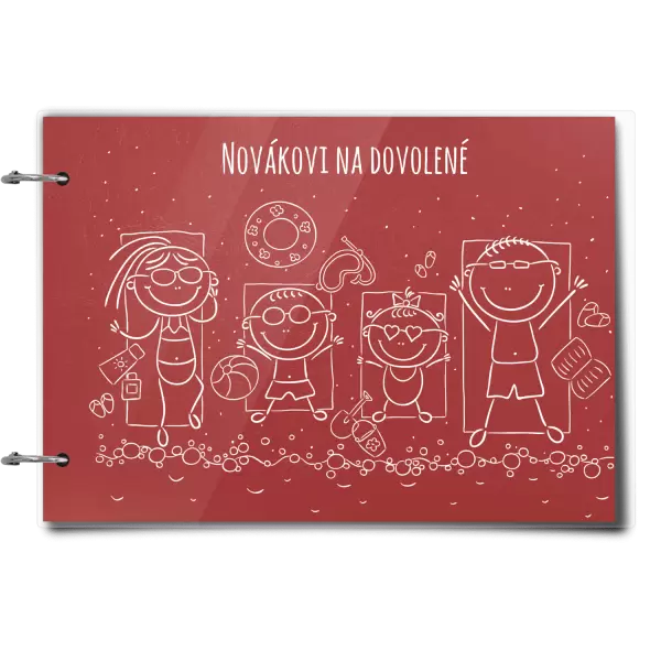 Plexi album se sponami Na pláži