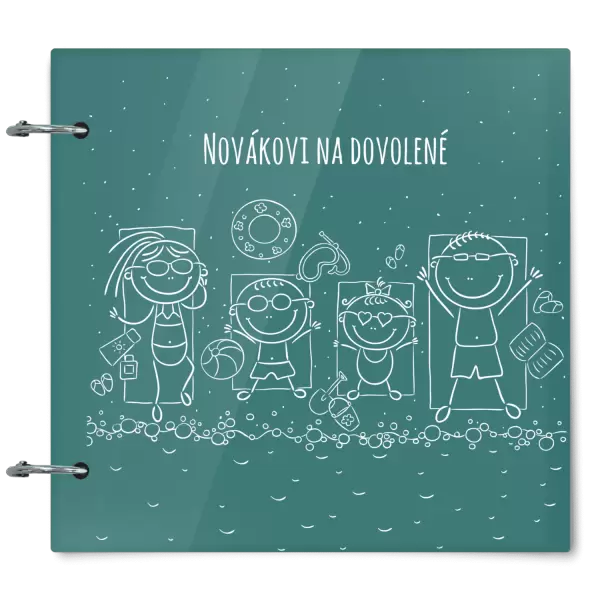 Plexi album se sponami Na pláži