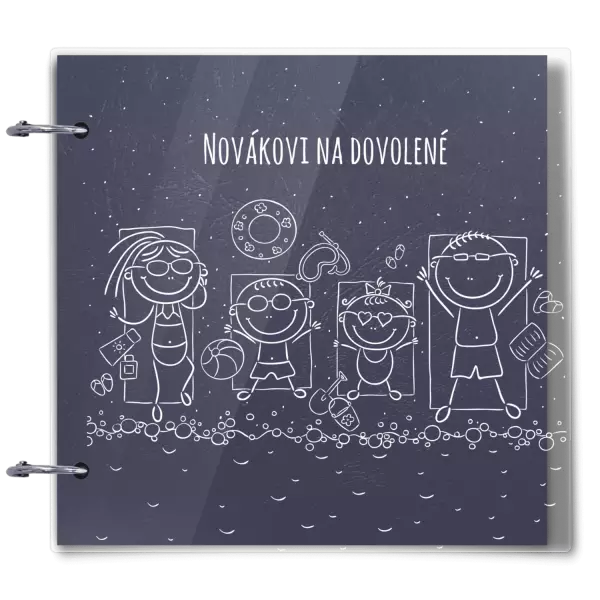 Plexi album se sponami Na pláži