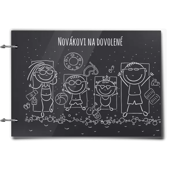 Plexi album se sponami Na pláži