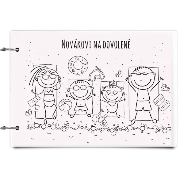 Plexi album se sponami Na pláži