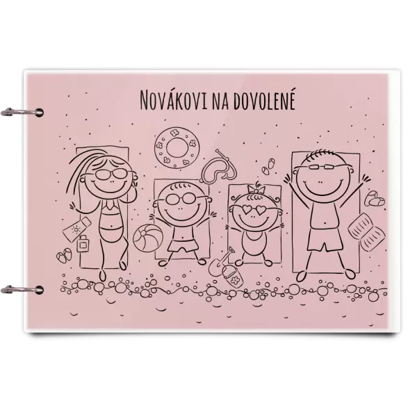 Plexi album se sponami Na pláži
