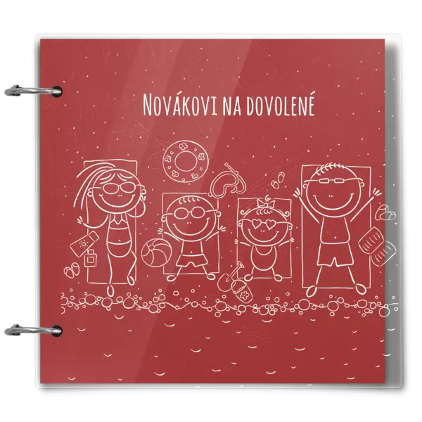 Plexi album se sponami Na pláži