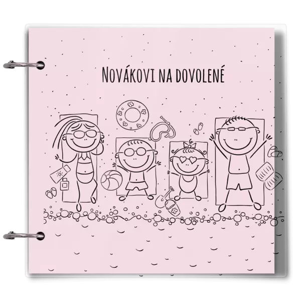 Plexi album se sponami Na pláži
