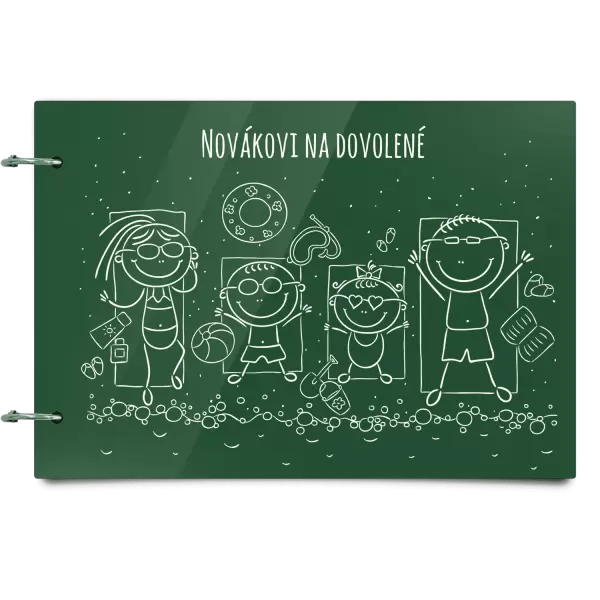 Plexi album se sponami Na pláži