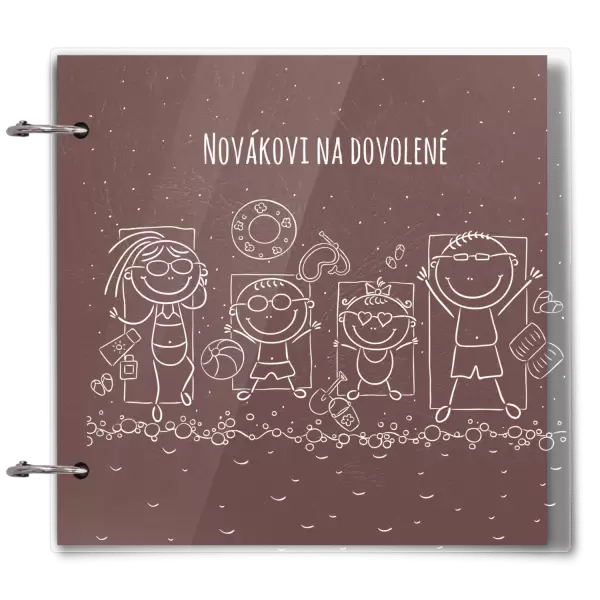 Plexi album se sponami Na pláži