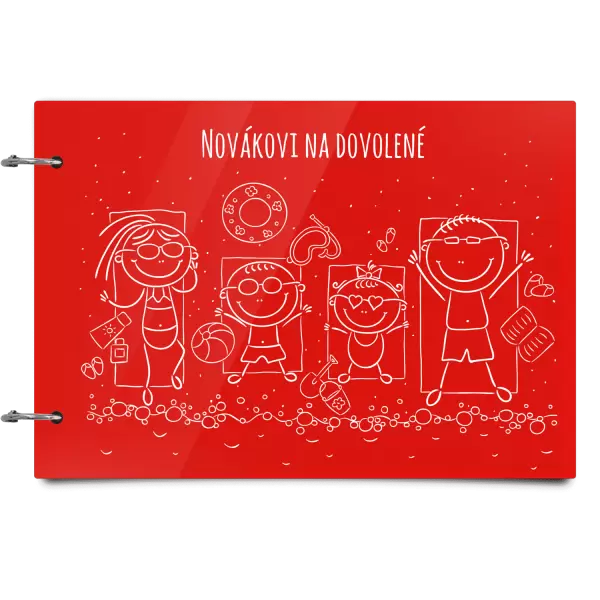 Plexi album se sponami Na pláži