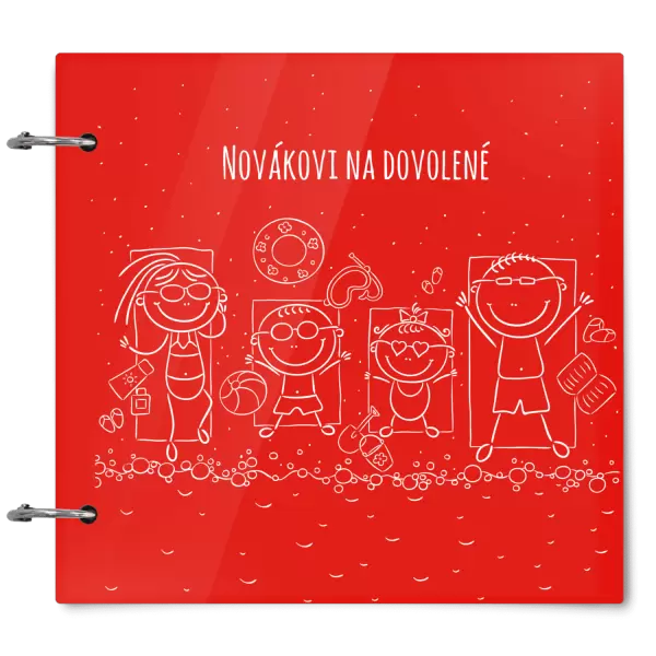 Plexi album se sponami Na pláži