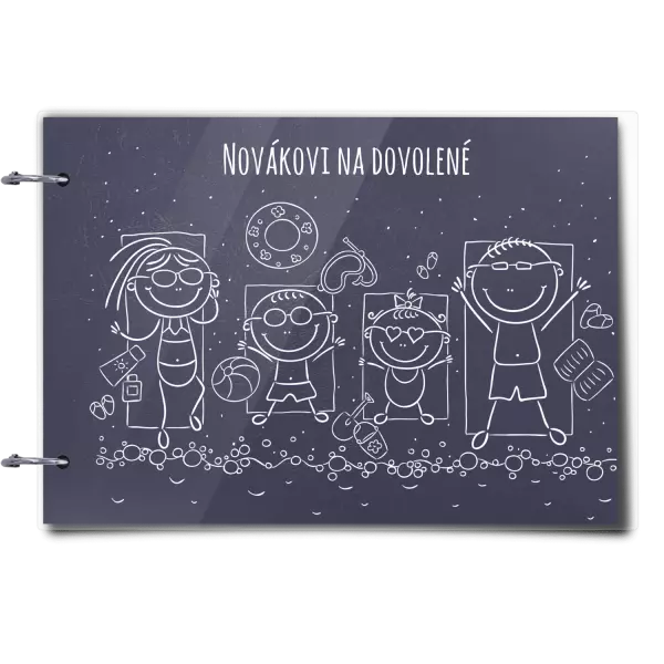 Plexi album se sponami Na pláži