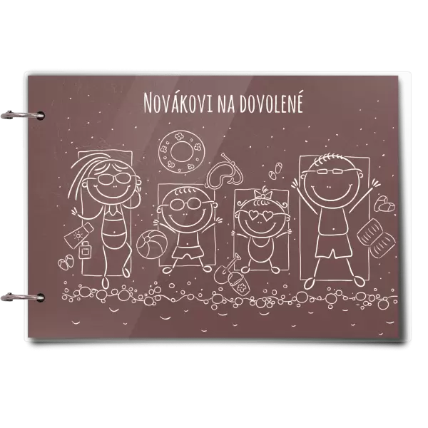 Plexi album se sponami Na pláži