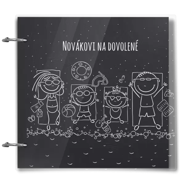 Plexi album se sponami Na pláži