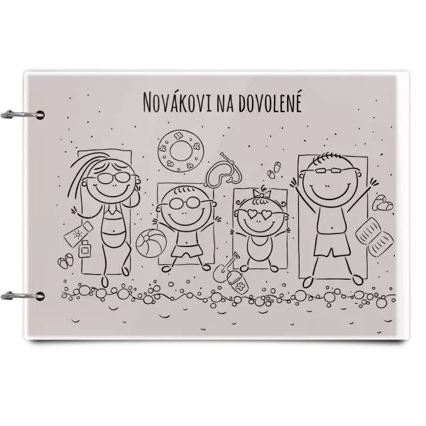 Plexi album se sponami Na pláži