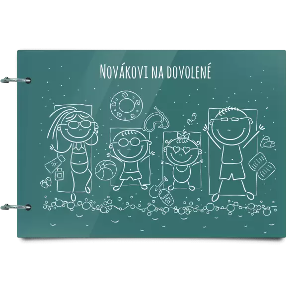 Plexi album se sponami Na pláži