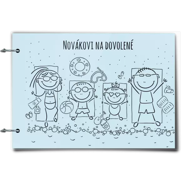 Plexi album se sponami Na pláži