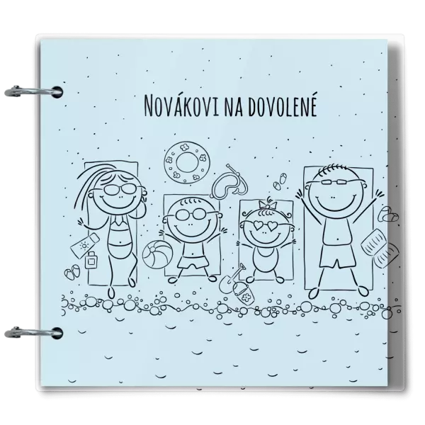 Plexi album se sponami Na pláži