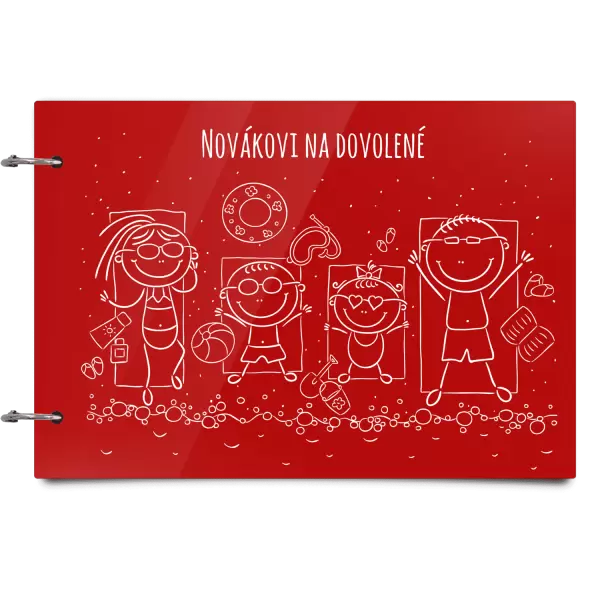 Plexi album se sponami Na pláži