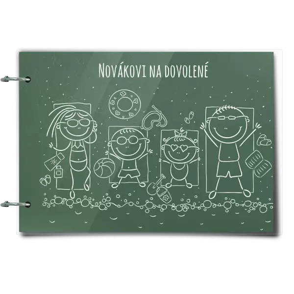 Plexi album se sponami Na pláži