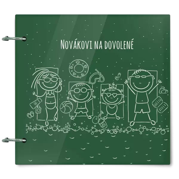 Plexi album se sponami Na pláži