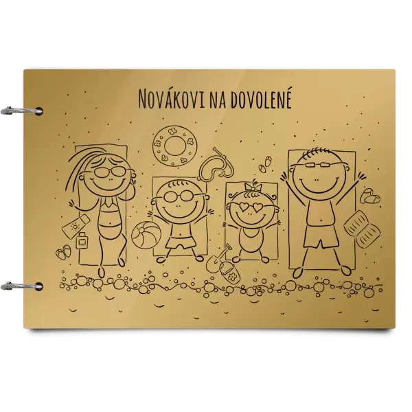 Plexi album se sponami Na pláži