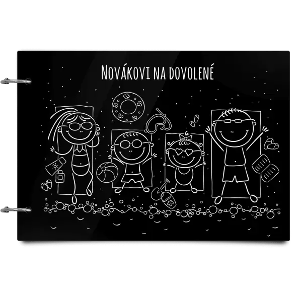 Plexi album se sponami Na pláži