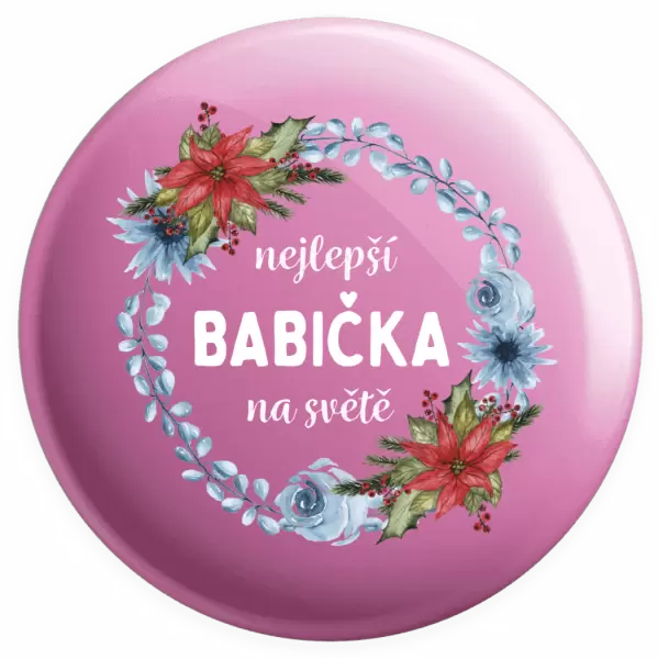 Placka Nejlepší babička na světě, věneček