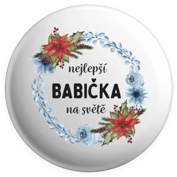 Placka Nejlepší babička na světě, věneček