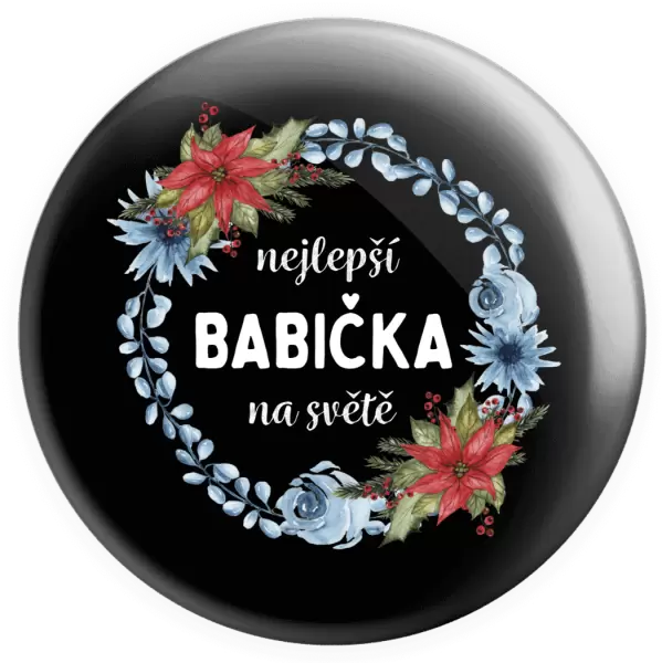 Placka Nejlepší babička na světě, věneček