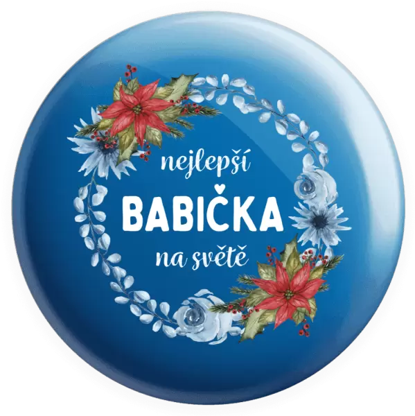 Placka Nejlepší babička na světě, věneček