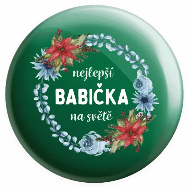 Placka Nejlepší babička na světě, věneček