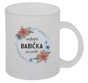 Hrnek Nejlepší babička na světě, věneček