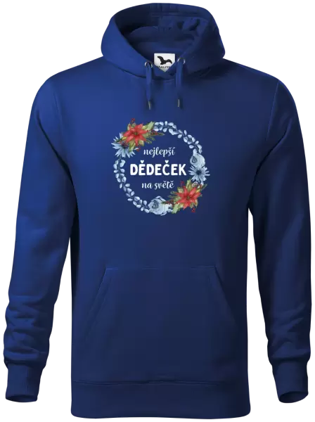 Pánská mikina Nejlepší dědeček na světě, věneček