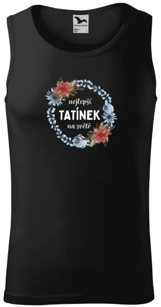 Pánské tílko Nejlepší tatínek na světě, věneček